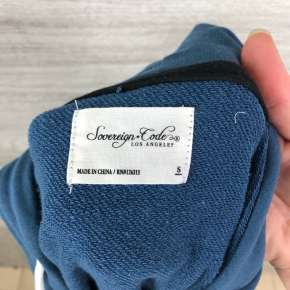 Sovereign Code King Checkered Trim Zip Hoodie Sweater - Picture 8 of 9